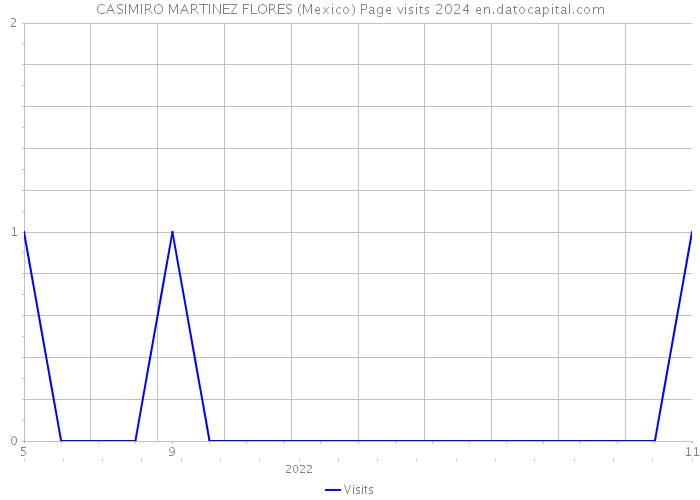 CASIMIRO MARTINEZ FLORES (Mexico) Page visits 2024 