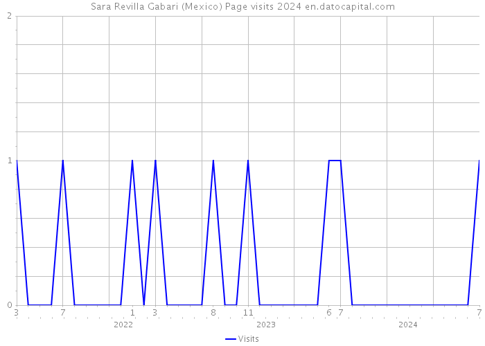 Sara Revilla Gabari (Mexico) Page visits 2024 