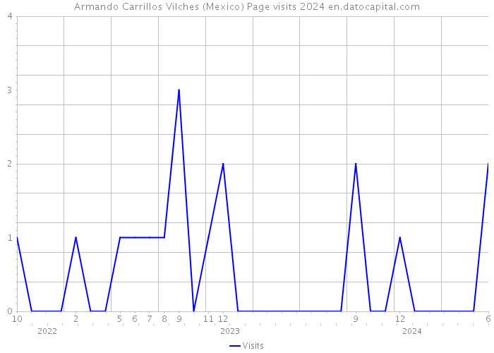 Armando Carrillos Vilches (Mexico) Page visits 2024 