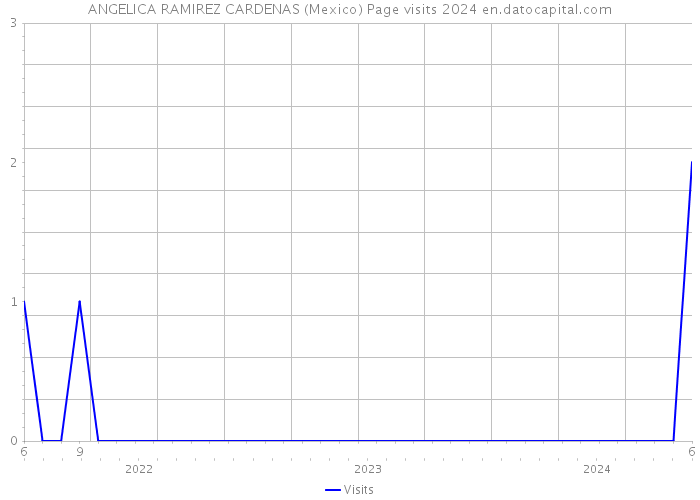 ANGELICA RAMIREZ CARDENAS (Mexico) Page visits 2024 