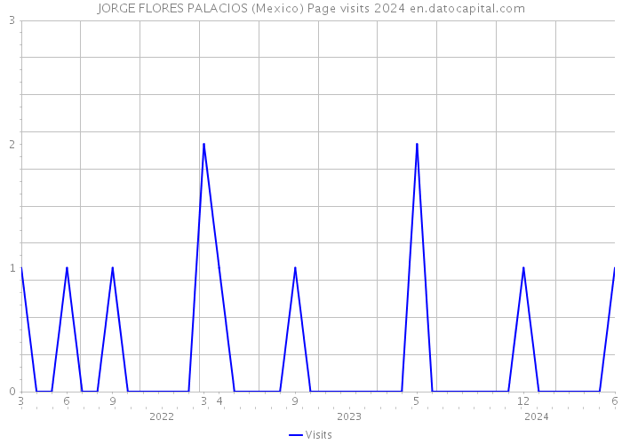 JORGE FLORES PALACIOS (Mexico) Page visits 2024 