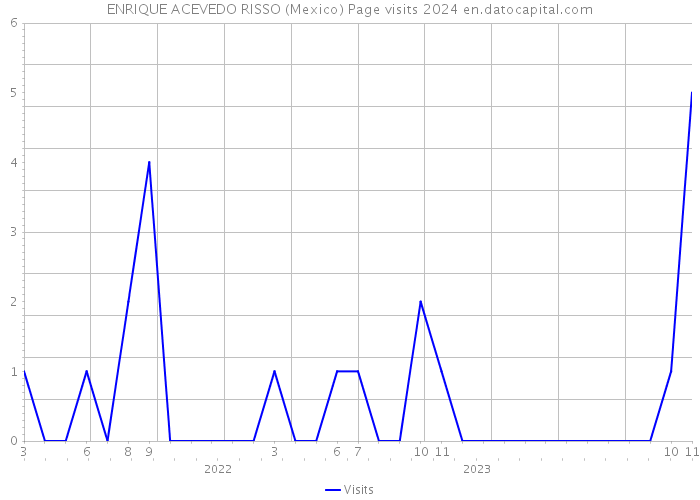 ENRIQUE ACEVEDO RISSO (Mexico) Page visits 2024 