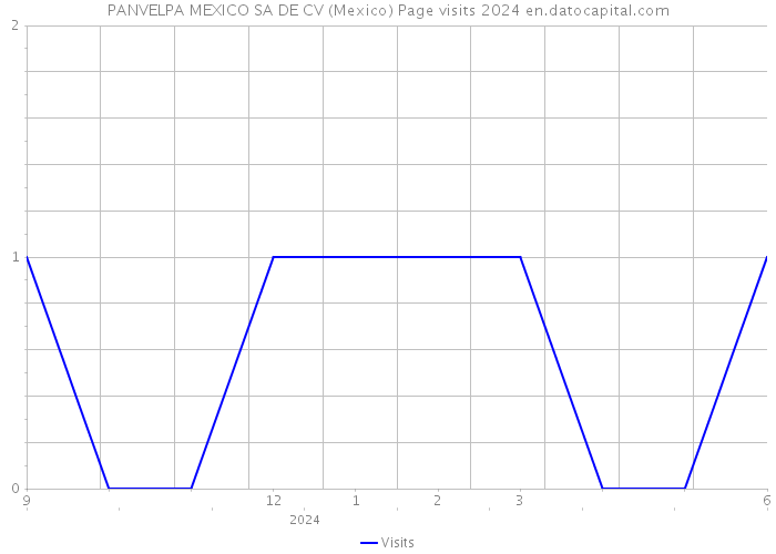 PANVELPA MEXICO SA DE CV (Mexico) Page visits 2024 