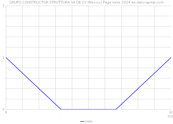 GRUPO CONSTRUCTOR STRUTTURA SA DE CV (Mexico) Page visits 2024 
