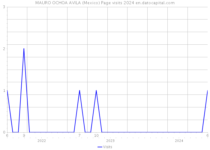 MAURO OCHOA AVILA (Mexico) Page visits 2024 