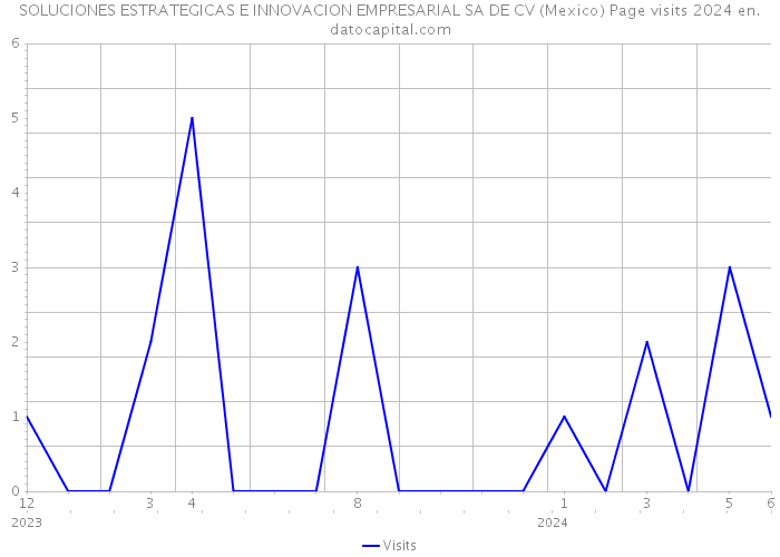 SOLUCIONES ESTRATEGICAS E INNOVACION EMPRESARIAL SA DE CV (Mexico) Page visits 2024 