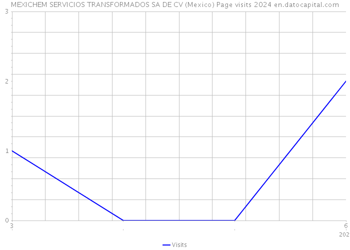 MEXICHEM SERVICIOS TRANSFORMADOS SA DE CV (Mexico) Page visits 2024 