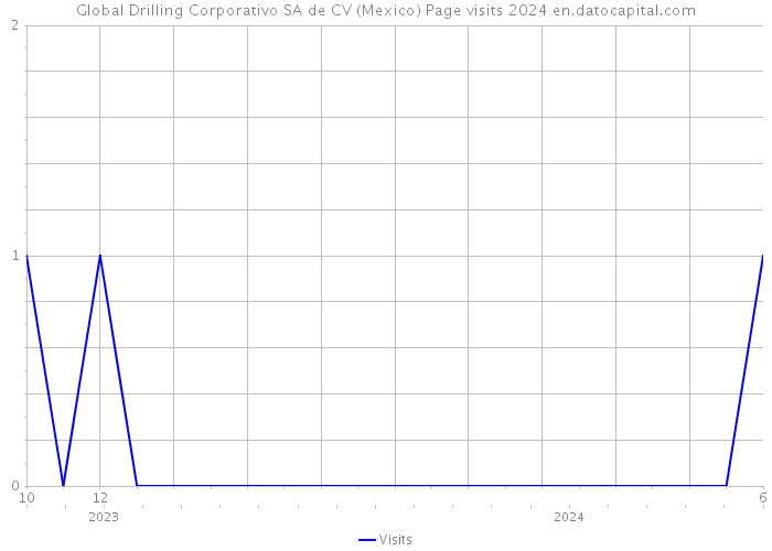 Global Drilling Corporativo SA de CV (Mexico) Page visits 2024 