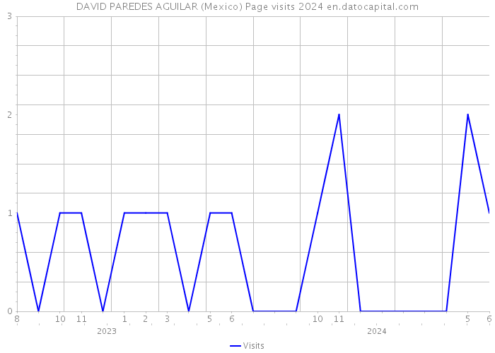 DAVID PAREDES AGUILAR (Mexico) Page visits 2024 
