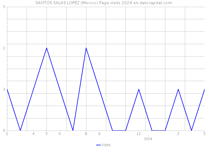 SANTOS SALAS LOPEZ (Mexico) Page visits 2024 
