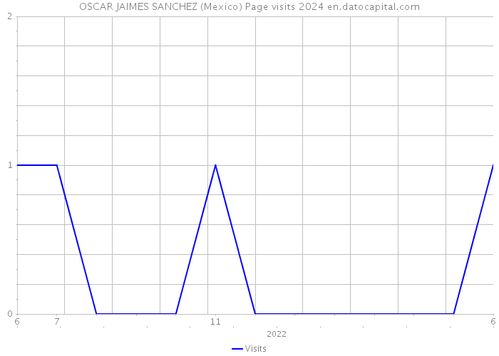 OSCAR JAIMES SANCHEZ (Mexico) Page visits 2024 