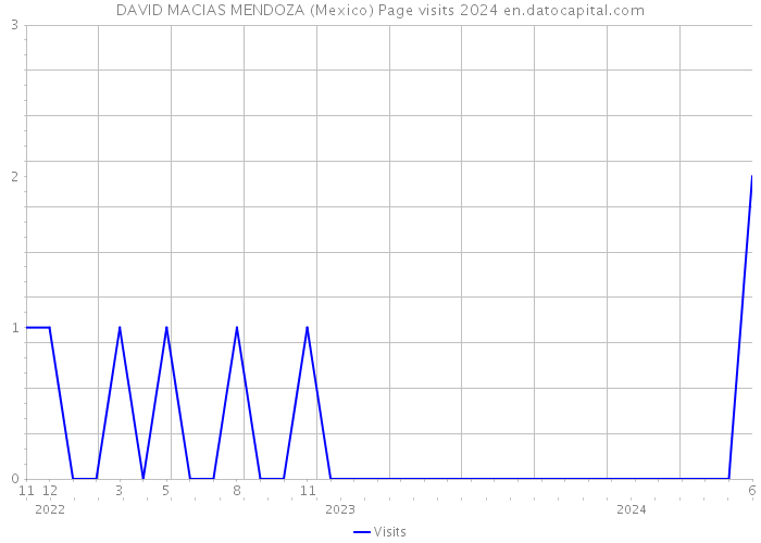 DAVID MACIAS MENDOZA (Mexico) Page visits 2024 