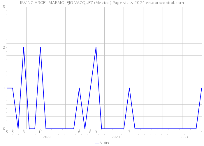 IRVING ARGEL MARMOLEJO VAZQUEZ (Mexico) Page visits 2024 