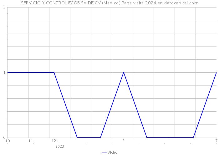 SERVICIO Y CONTROL ECOB SA DE CV (Mexico) Page visits 2024 