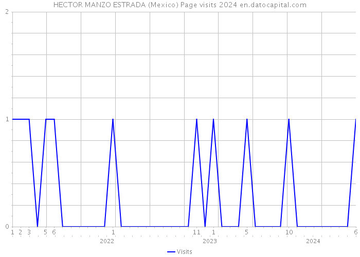 HECTOR MANZO ESTRADA (Mexico) Page visits 2024 