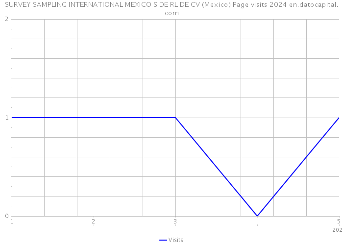 SURVEY SAMPLING INTERNATIONAL MEXICO S DE RL DE CV (Mexico) Page visits 2024 