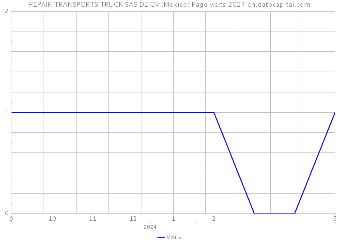 REPAIR TRANSPORTS TRUCK SAS DE CV (Mexico) Page visits 2024 