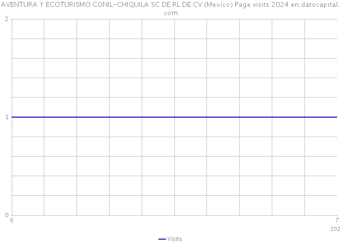 AVENTURA Y ECOTURISMO CONIL-CHIQUILA SC DE RL DE CV (Mexico) Page visits 2024 