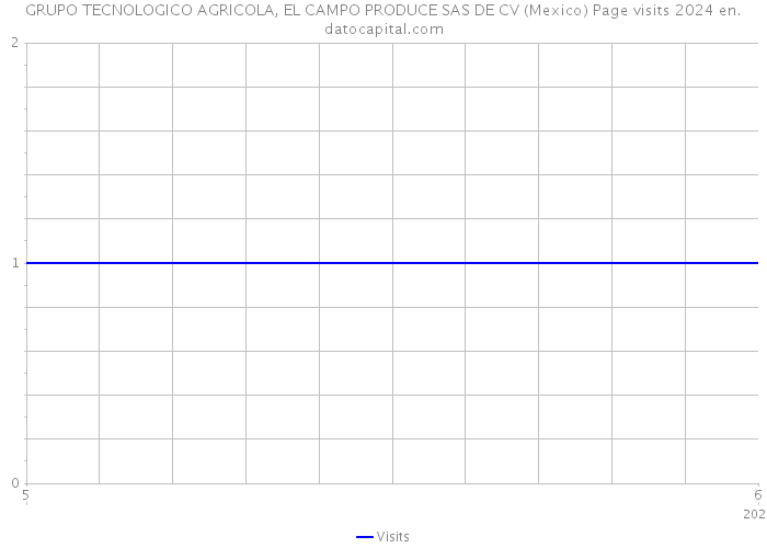GRUPO TECNOLOGICO AGRICOLA, EL CAMPO PRODUCE SAS DE CV (Mexico) Page visits 2024 
