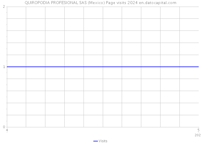 QUIROPODIA PROFESIONAL SAS (Mexico) Page visits 2024 