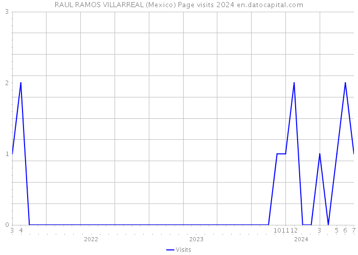 RAUL RAMOS VILLARREAL (Mexico) Page visits 2024 