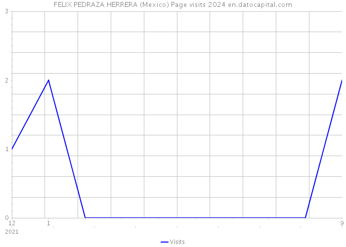 FELIX PEDRAZA HERRERA (Mexico) Page visits 2024 