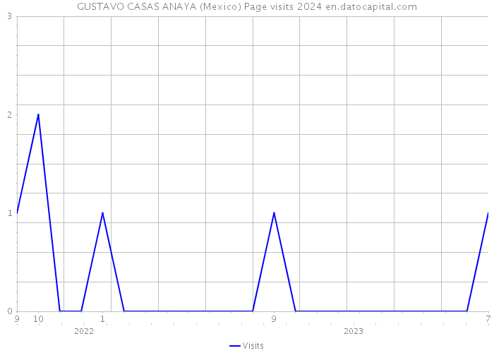 GUSTAVO CASAS ANAYA (Mexico) Page visits 2024 