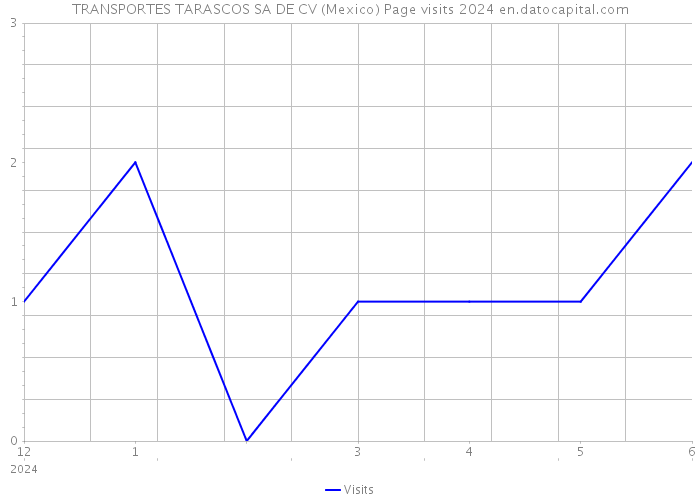 TRANSPORTES TARASCOS SA DE CV (Mexico) Page visits 2024 