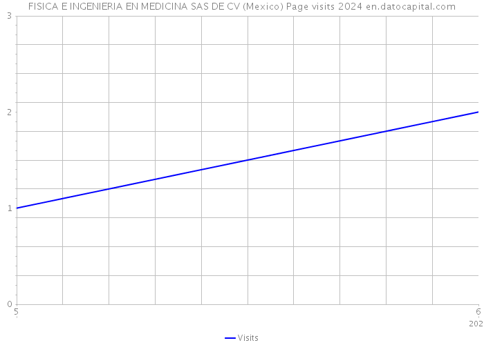 FISICA E INGENIERIA EN MEDICINA SAS DE CV (Mexico) Page visits 2024 