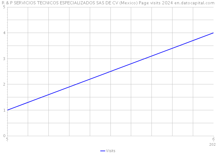 R & P SERVICIOS TECNICOS ESPECIALIZADOS SAS DE CV (Mexico) Page visits 2024 