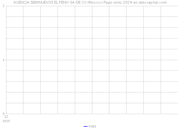 AGENCIA SEMINUEVOS EL FENIX SA DE CV (Mexico) Page visits 2024 