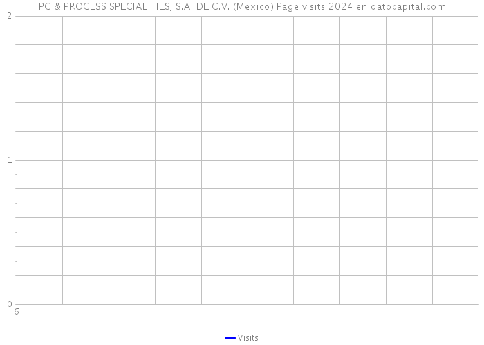 PC & PROCESS SPECIAL TIES, S.A. DE C.V. (Mexico) Page visits 2024 