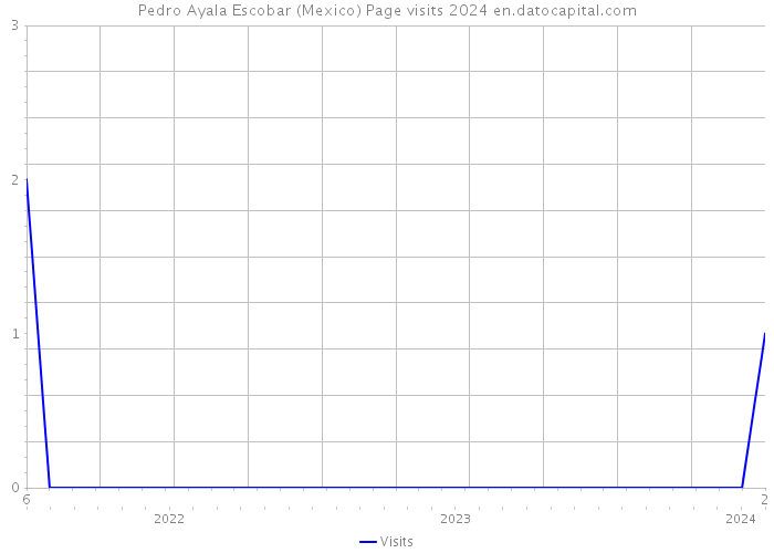 Pedro Ayala Escobar (Mexico) Page visits 2024 