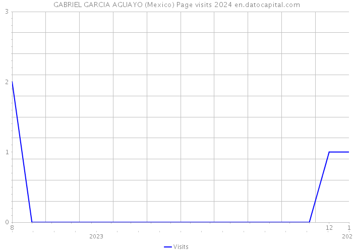 GABRIEL GARCIA AGUAYO (Mexico) Page visits 2024 