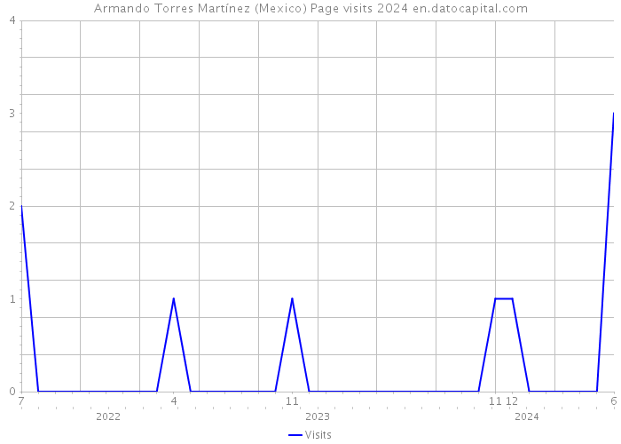 Armando Torres Martínez (Mexico) Page visits 2024 