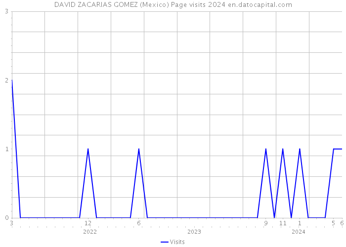 DAVID ZACARIAS GOMEZ (Mexico) Page visits 2024 