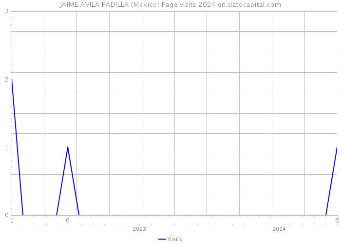 JAIME AVILA PADILLA (Mexico) Page visits 2024 