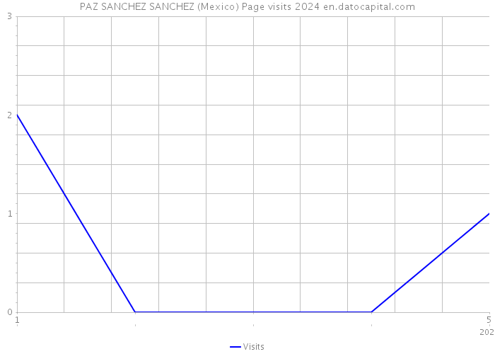 PAZ SANCHEZ SANCHEZ (Mexico) Page visits 2024 