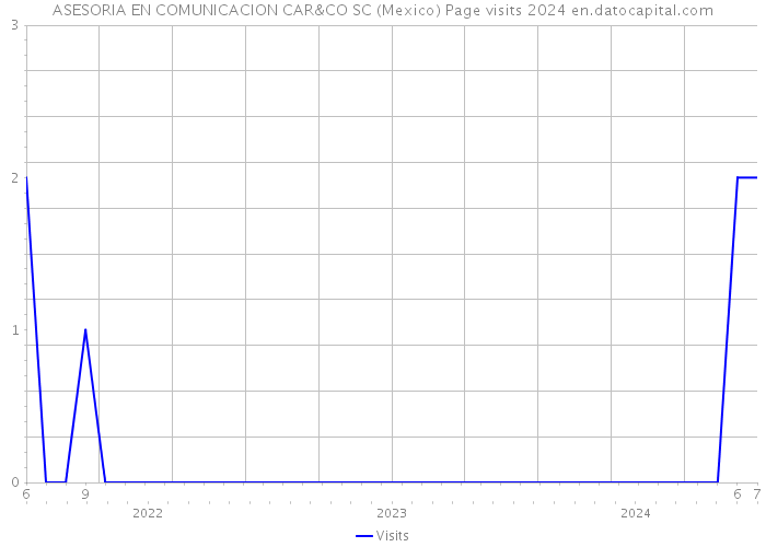ASESORIA EN COMUNICACION CAR&CO SC (Mexico) Page visits 2024 