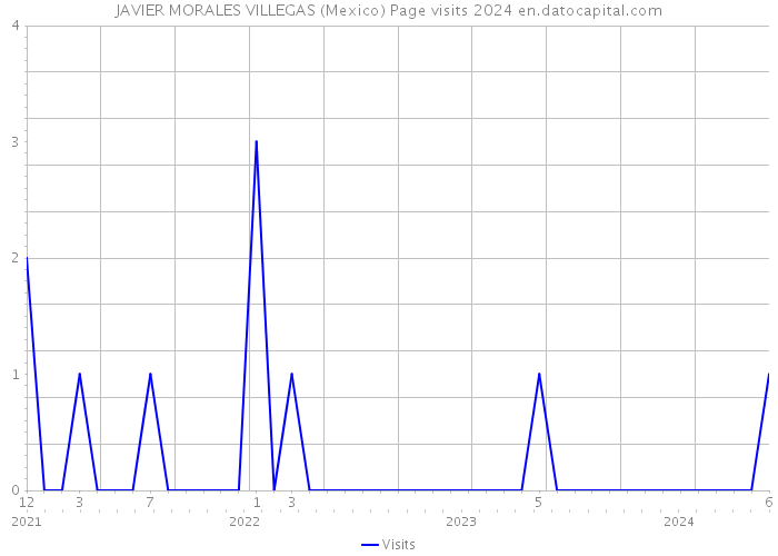 JAVIER MORALES VILLEGAS (Mexico) Page visits 2024 