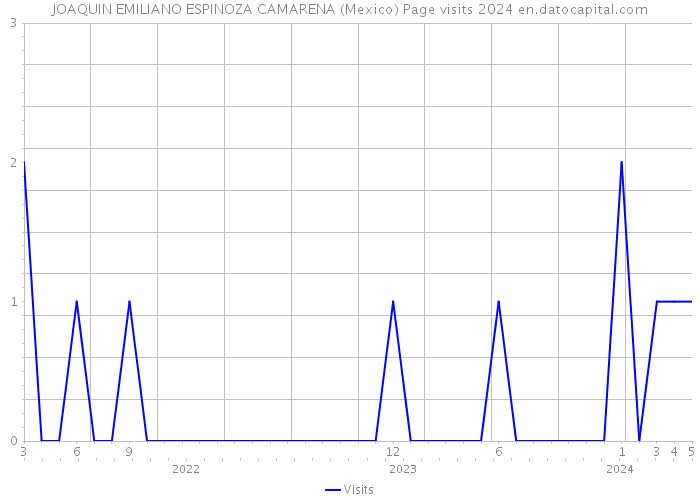 JOAQUIN EMILIANO ESPINOZA CAMARENA (Mexico) Page visits 2024 
