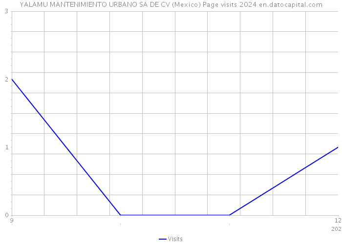 YALAMU MANTENIMIENTO URBANO SA DE CV (Mexico) Page visits 2024 