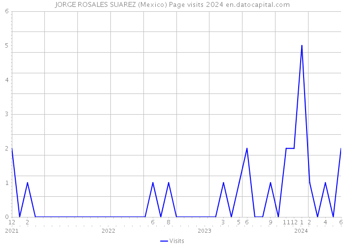 JORGE ROSALES SUAREZ (Mexico) Page visits 2024 