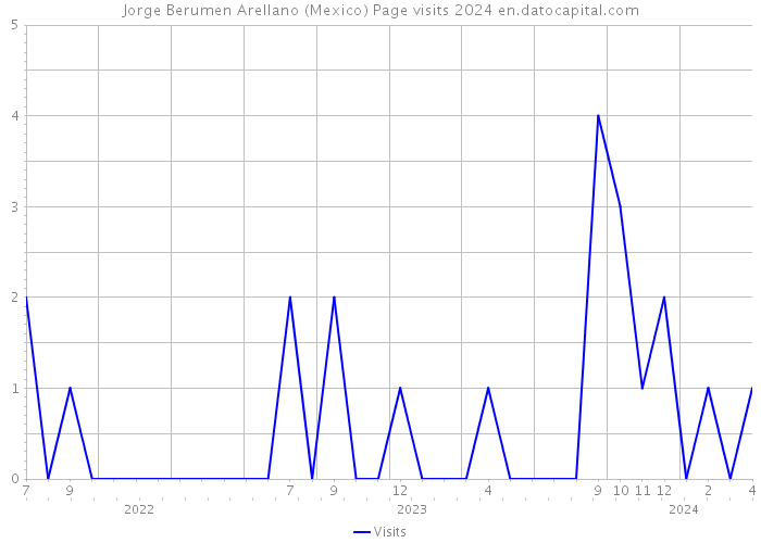 Jorge Berumen Arellano (Mexico) Page visits 2024 