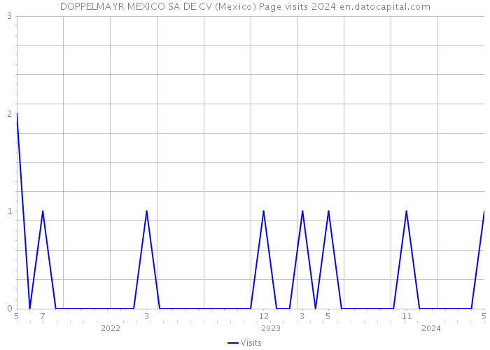 DOPPELMAYR MEXICO SA DE CV (Mexico) Page visits 2024 