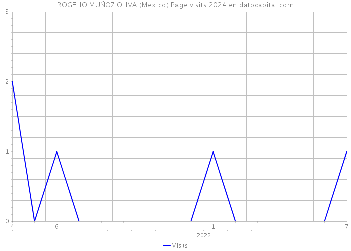ROGELIO MUÑOZ OLIVA (Mexico) Page visits 2024 