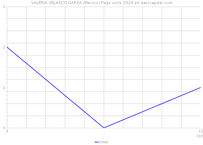 VALERIA VELASCO GARZA (Mexico) Page visits 2024 