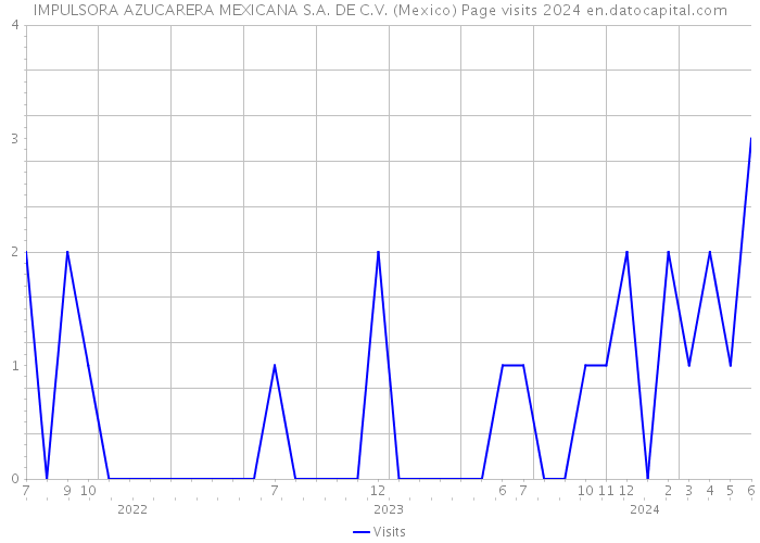 IMPULSORA AZUCARERA MEXICANA S.A. DE C.V. (Mexico) Page visits 2024 