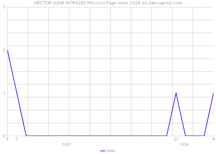 HECTOR LUNA MORALES (Mexico) Page visits 2024 