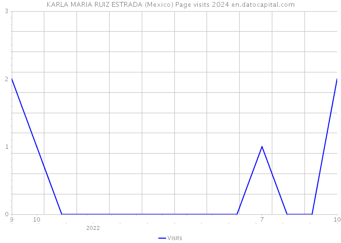 KARLA MARIA RUIZ ESTRADA (Mexico) Page visits 2024 